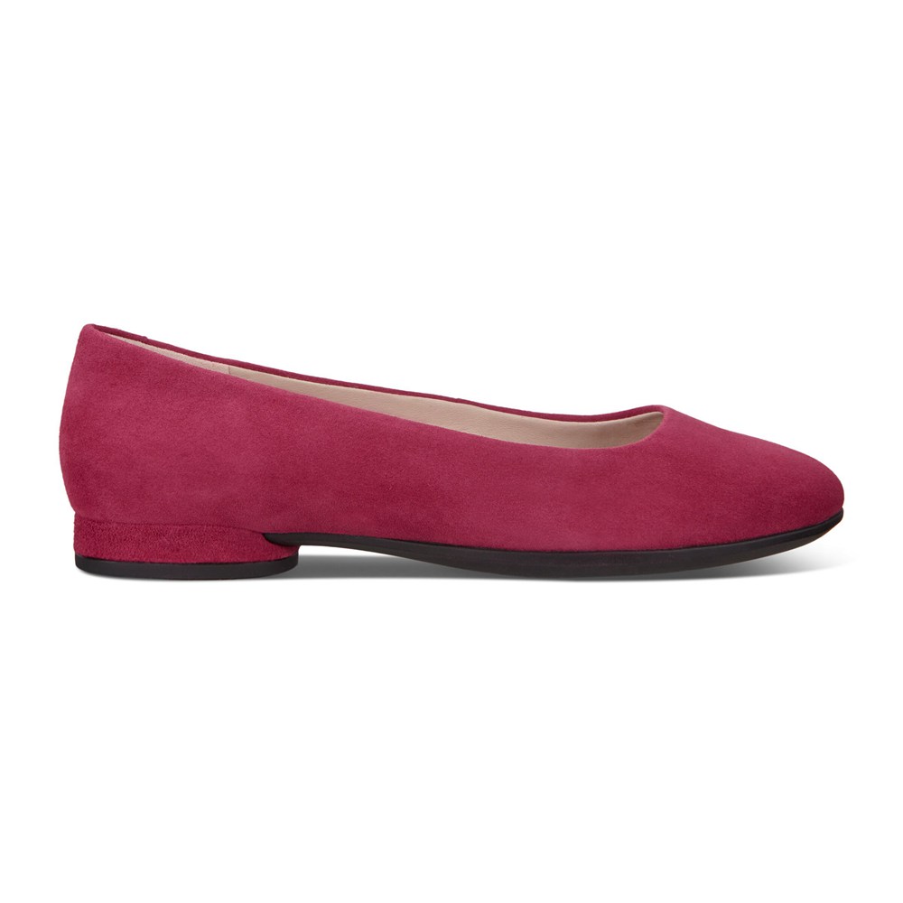 ECCO Womens Ballerinas Red - Anal - WPM-480632